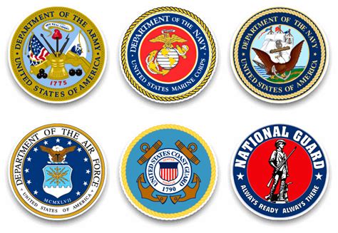 Download Seals Of All Branches Of The Us Armed Forces - United States ...