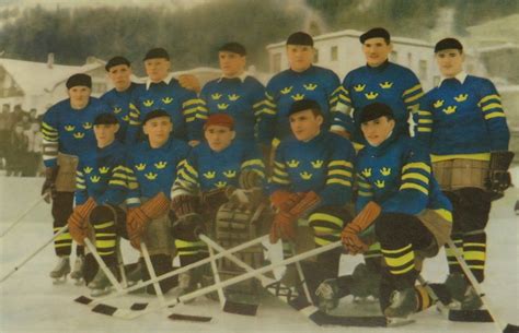 Tre Kronor IsHockey Olympic Team 1948 Sweden Olympic Hockey Team ...