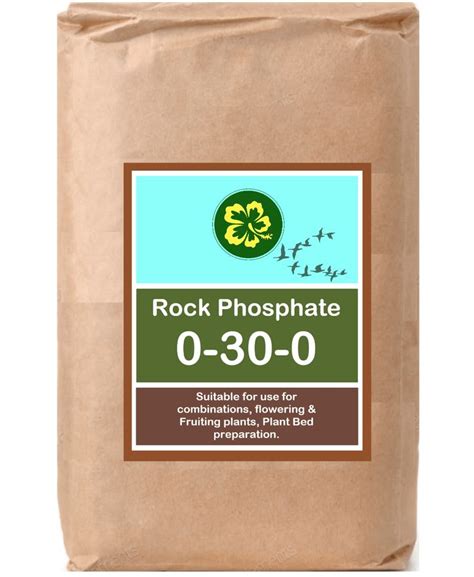 Rock Phosphate 0-30-0 | Bedding plants, Fruit plants, Rock