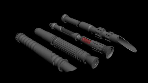 Lightsaber hilts WIP image - KotOR - Ultimate mod for Star Wars: Knights of the Old Republic - ModDB