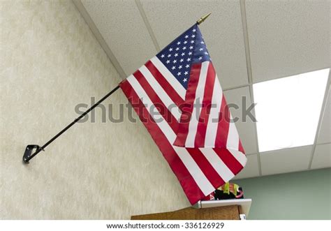 American Flag Classroom Stock Photo (Edit Now) 336126929