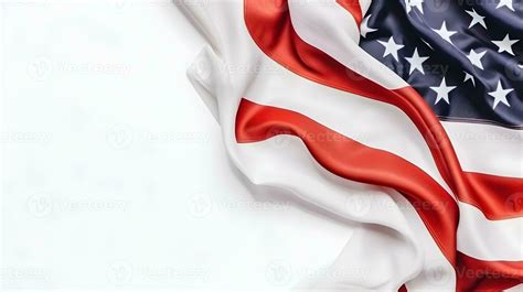 Closeup of American flag on plain background. 25728283 Stock Photo at ...