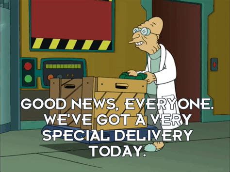 “Good news, everyone!” - Season Two - Wide and Tall Futurama Caps