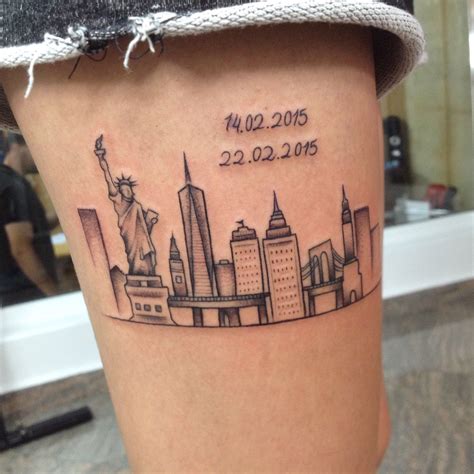 New york skyline | New york tattoo, Nyc tattoo, Nyc skyline tattoo