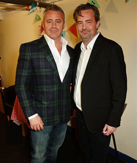 "Friends" Reunion! Matt LeBlanc and Matthew Perry Catch Up in London ...