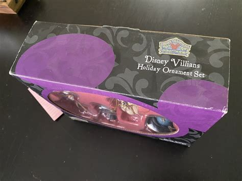 Jim Shore Disney Villains Ornament Set of 4 Never Used | eBay