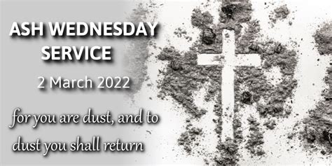 Ash Wednesday 2022 - Trinity Methodist Church