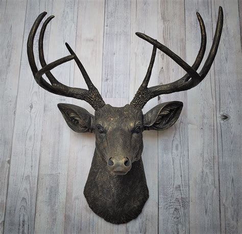 Faux Taxidermy Deer Head Wall Decor, Fake Deer Head, Deer Head Wall Art | MakerPlace by Michaels