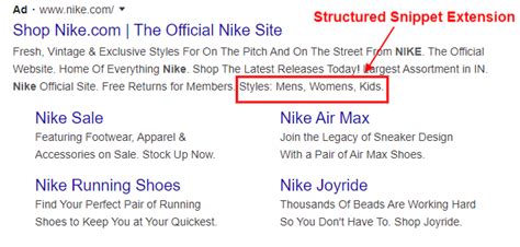 How To Add Structured Snippet Extension To Your Google Ads Account ...