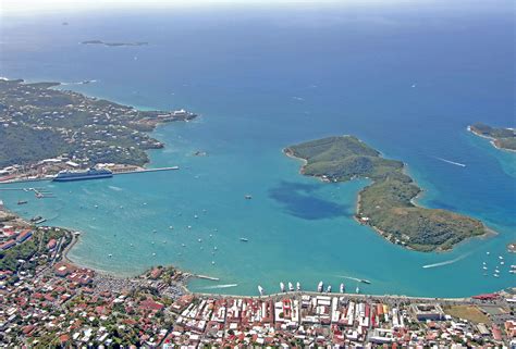 Charlotte Amalie - Long Bay in Charlotte Amalie, Saint Thomas, U.S. Virgin Islands - harbor ...