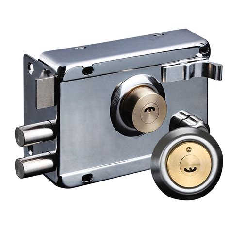 Exterior Iron Door Locks Anti-Theft Lock Multiple Insurance Lock Wood Gate Lock Hardware ...