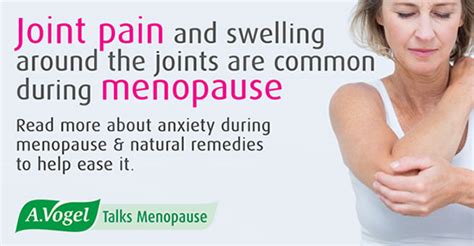 Menopause and joint pain - causes and solutions during the menopause.