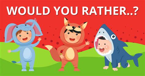 Go Wild With This Hilarious Animal-Themed 'Would You Rather' Game