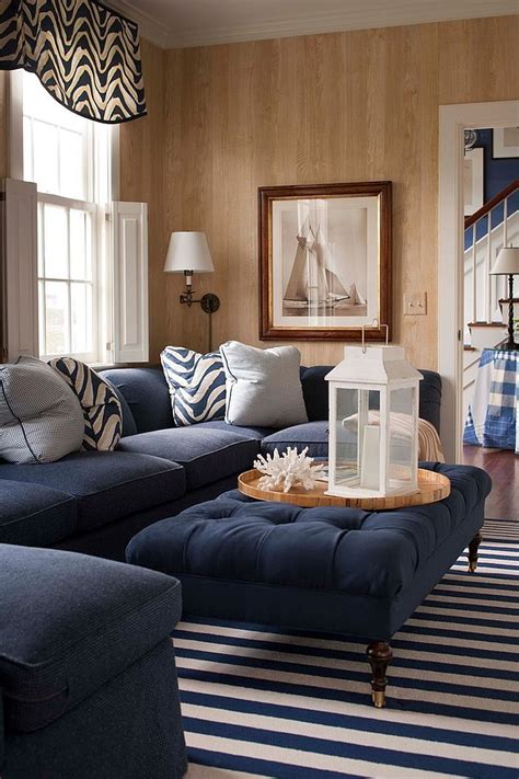 Navy Blue Living Room Decor