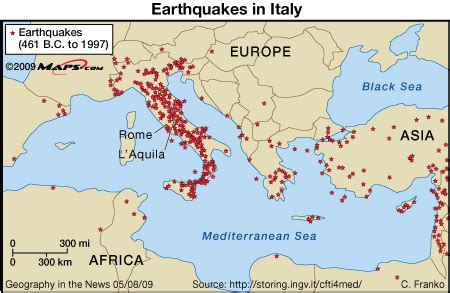 European Earthquake Risk Concentrated Around the Mediterranean | GISetc