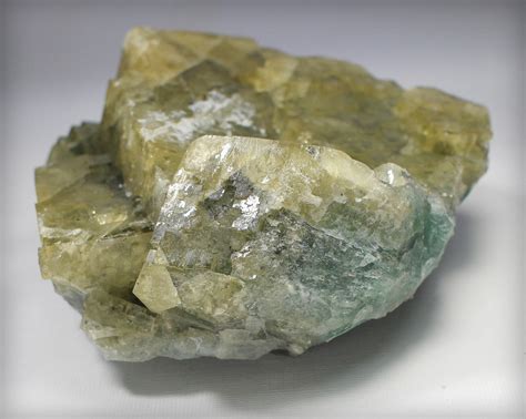 Large Glassy Luster Clear Yellow Fluorite With Green Fluorite - Etsy