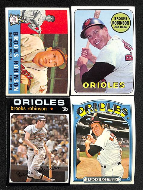 Lot Detail - Brooks Robinson & Jim Palmer Orioles Baseball Card Lot (12 ...