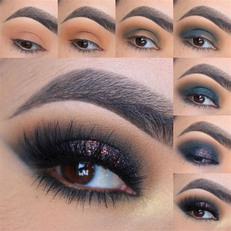 26 sencillos tutoriales paso a paso de maquillaje para principiantes | Prom eye makeup, Makeup ...