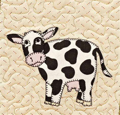 Cow PDF Applique Quilt Block Pattern - Etsy | Applique quilts, Quilt ...