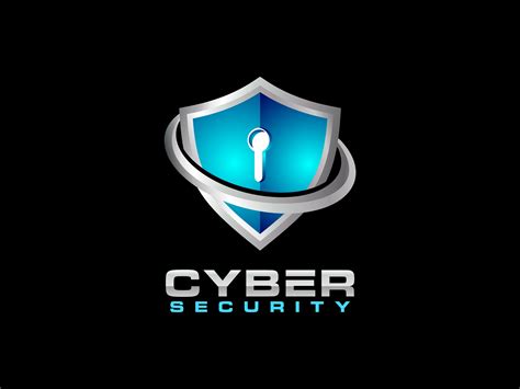 Shield Keyhole Blue Cyber Security Logo Grafika przez shikatso ...