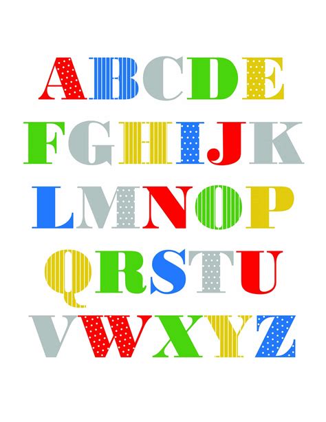 Free, Cute And Educational Alphabet Art Printables - Tulamama