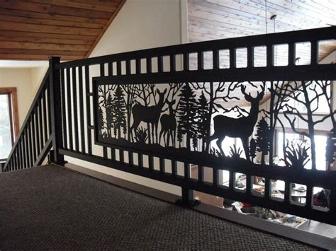 Custom Made Deer Railing Steel Stair Railing, Loft Railing, Patio Railing, Balcony Railing ...