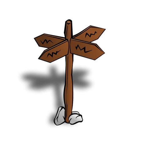 Crossroads sign vector image | Free SVG