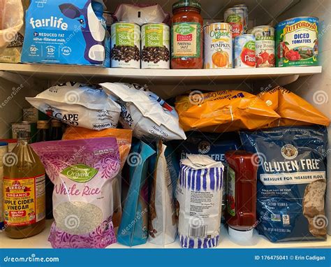 Dry Goods Stored in Home Pantry Editorial Photo - Image of beans ...