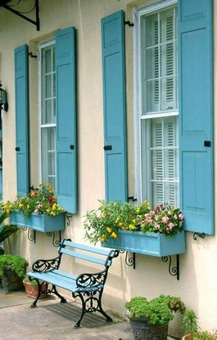 32+ Trendy exterior paint colours for house green curb appeal window | Shutters exterior ...