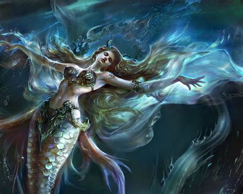 Mermaid Fantasy Art Wallpaper