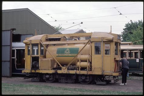 Weston Langford124487: Ballarat Tramway Museum Melbourne Track Cleaner 8W