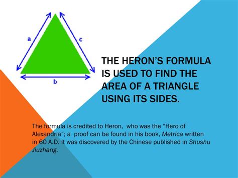 PPT - Heron’s Formula PowerPoint Presentation, free download - ID:2984462