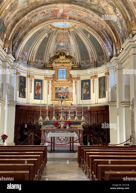 Our Lady of Victory Church - Valletta Stock Photo - Alamy