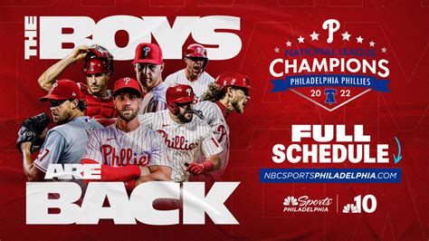 Phillies 2023 broadcast schedule: Times, dates, and TV info