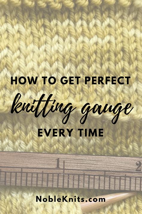 How to Get Perfect Knitting Gauge — Blog.NobleKnits