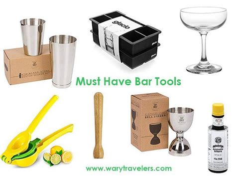 Must Have Bar Tools - Tools every home bartender should have | Bar ...