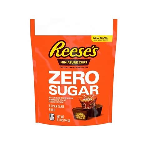 Reese's Zero Sugar Miniature Cups Pouch 144g | Sugar Box