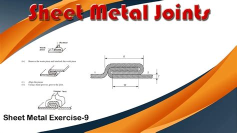 sheet metal joints - YouTube