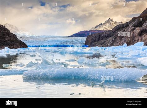 Torres Del Paine National Park, Chile. Grey glacier Stock Photo - Alamy