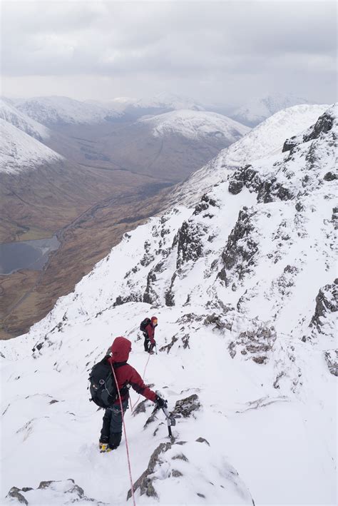 Aonach Eagach in Winter | MasterPlan Mountaineering