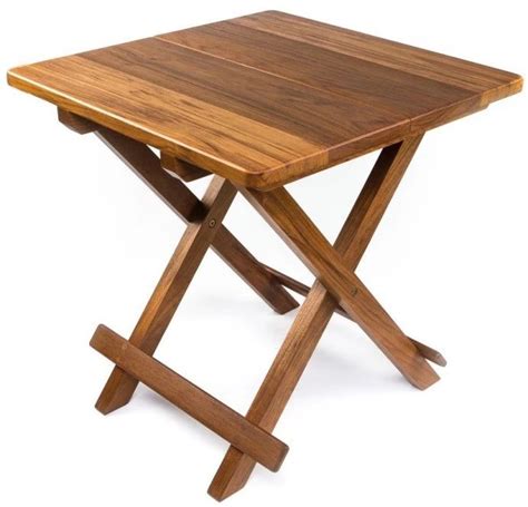 Yachting Teak Collection Small Folding Table | Folding table, Table, Indoor outdoor furniture