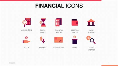 Financial Icons PowerPoint Template | Free Download