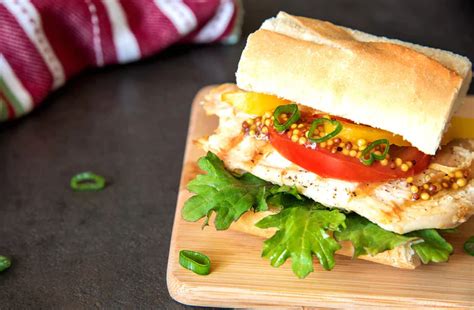 Light Lemon Chicken Sandwich Recipe - FoodsDiary