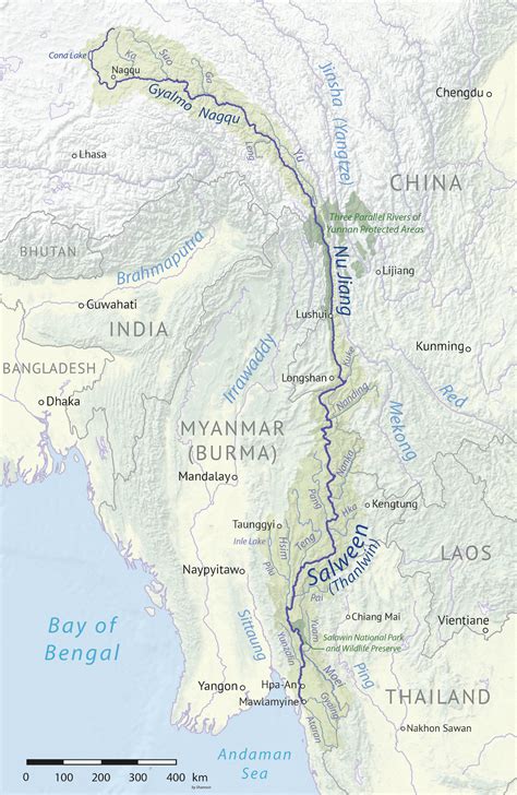 Salween River Map