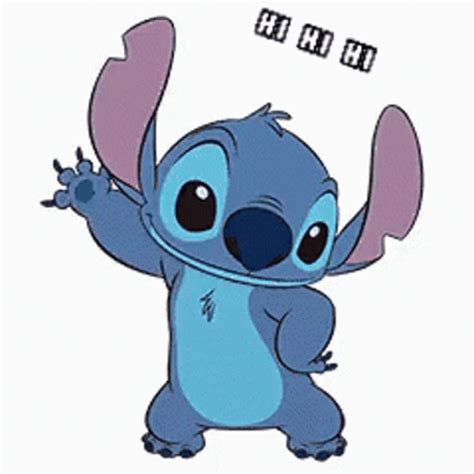 Hi Stitch GIF - Hi Stitch - Discover & Share GIFs