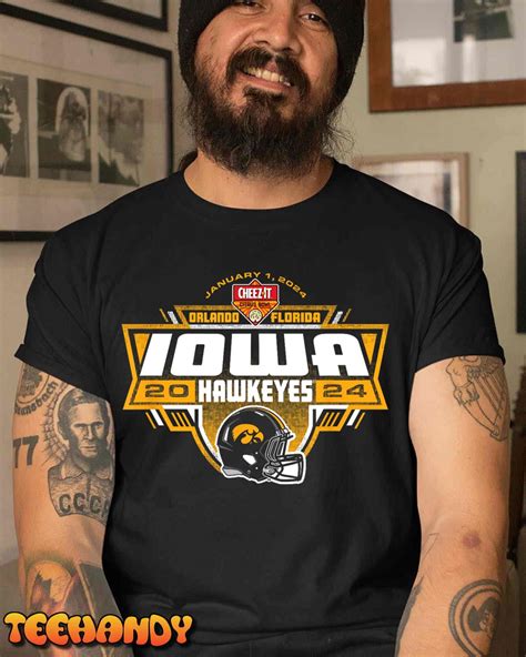 Iowa Hawkeyes Citrus Bowl 2024 Football Vintage Black T-Shirt