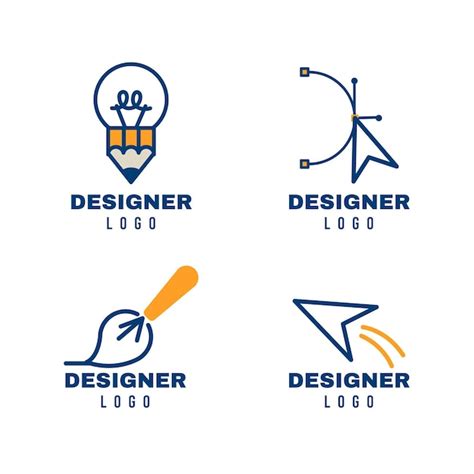 Coleção de logotipo de design gráfico moderno | Vetor Premium