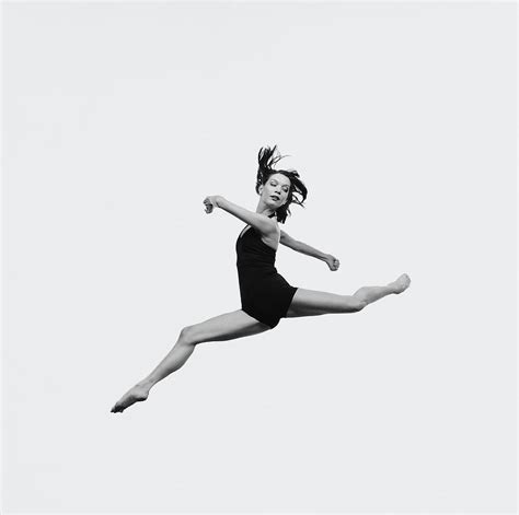 Ballerina Doing The Splits In Mid Air by Chris Nash