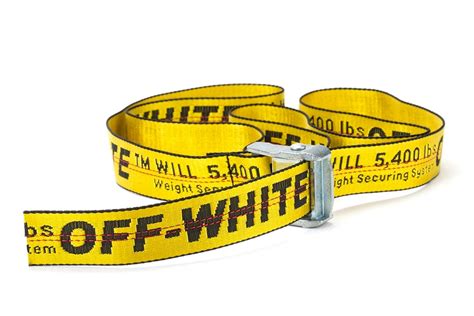 OFF WHITE Yellow Industrial Belt | Hypebeast