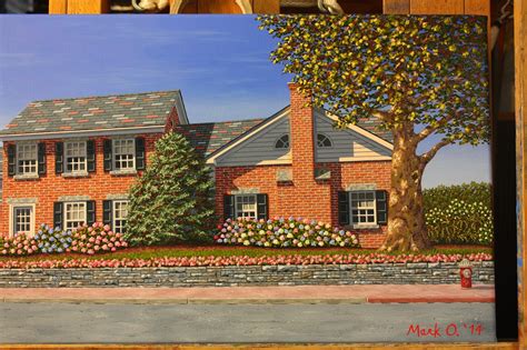 MARK OBERNDORF FINE ART: The Brick House - Wyckoff, NJ